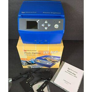 Wolverine Rapid 20MP Photo Digitizer Scanner Blue Model PD20-Plus